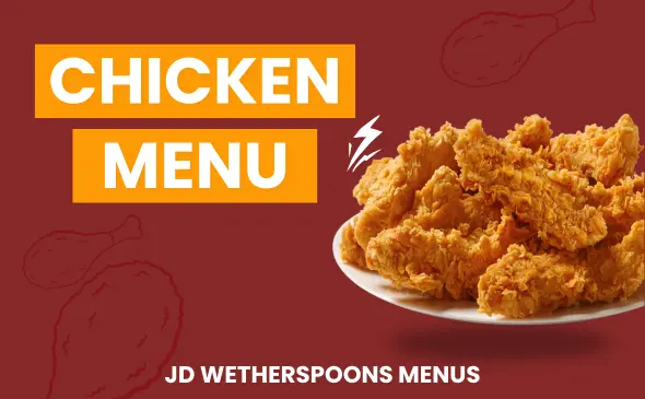 Wetherspoons Chicken Menu