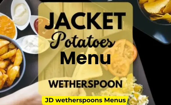 Wetherspoon Jacket Potatoes Menu