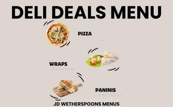 Wetherspoon Deli Deals Menu